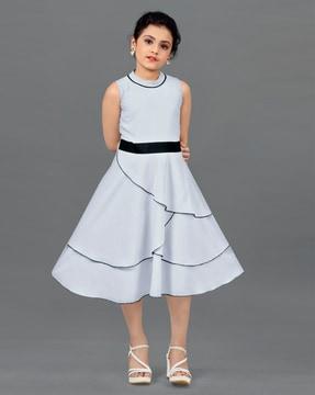 round-neck-fit-&-flare-dress