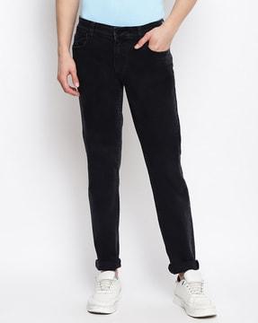 solid-skinny-ankle-length-jeans