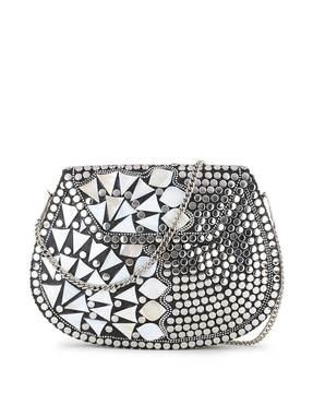 embellished-clutch-with-chain-strap