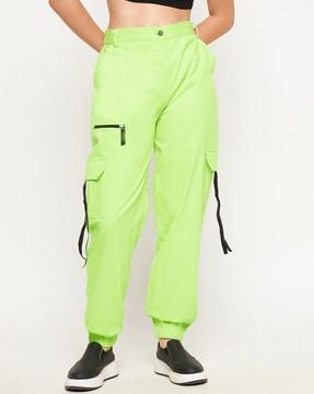 high-rise-cargo-trousers-with-zip-closure-pocket