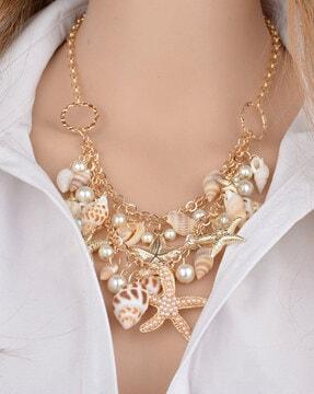 gold-plated-bedded-layered-necklace