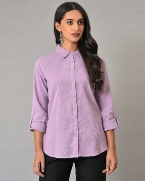 cotton-shirt-with-spread-collar