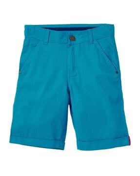 flat-front-shorts-with-button-closure