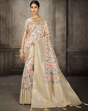 paisley-pattern-saree-with-tassels