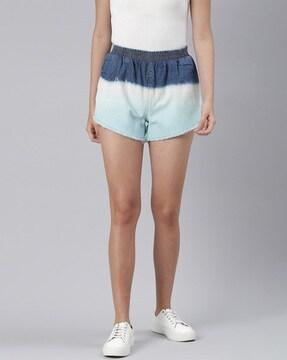 tie-&-dye-shorts-with-elasticated-waist