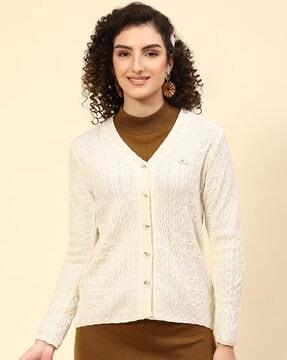 cable-knit-cardigan-with-ribbed-hem