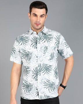 leaf-print-shirt-with-spread-collar