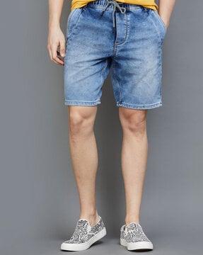 denim-shorts-with-elasticated-drawstring-waist