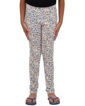 floral-print-leggings-with-elasticated-waistband