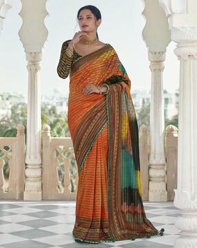 striped-silk-saree-with-tasseled-pallu