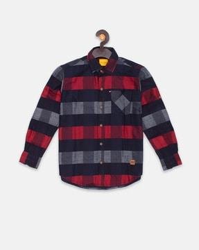 checked-shirt-with-flap-pocket