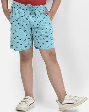 graphic-printed-shorts-with-drawstring-waist