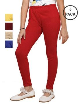 pack-of-5-leggings-with-elasticated-waist