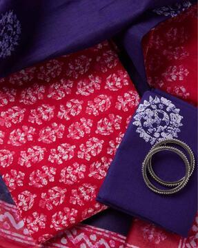 batik-print-unstitched-dress-material