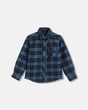 checked-shirt-with-flap-pocket