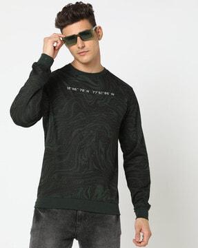 printed-slim-fit-crew-neck-sweatshirt