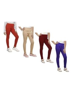 pack-of-4-leggings-with-elasticated-waist