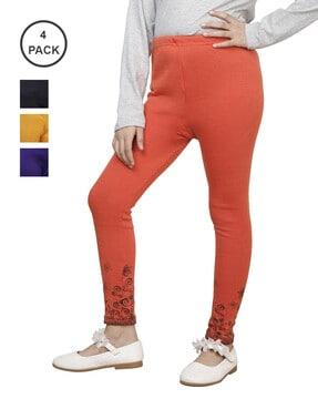 pack-of-4-leggings-with-elasticated-waistband