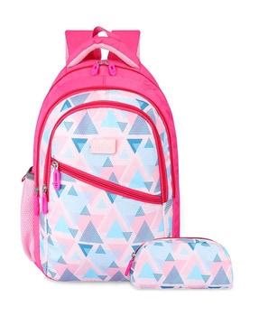 geometric-print-everyday-backpack-with-pouch