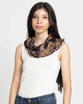 floral-print-scarf