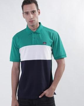 colourblock-regular-fit-cotton-polo-t-shirt