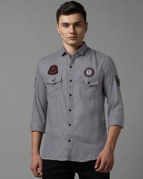men-regular-fit-shirt-with-flap-pockets