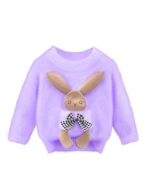 girls-round-neck-pullover-with-rabbit-applique