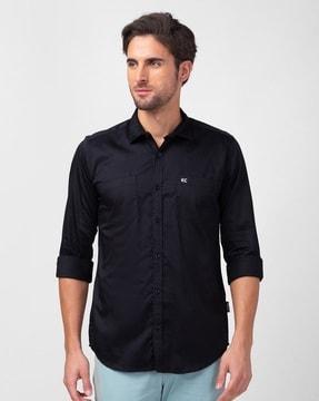 slim-fit-shirt-with-patch-pockets
