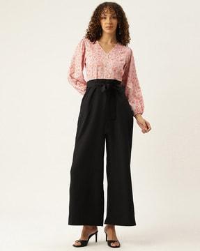 women-floral-print-jumpsuits-with-zip-closure