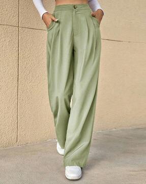 women-pleated-straight-fit-high-rise-trousers
