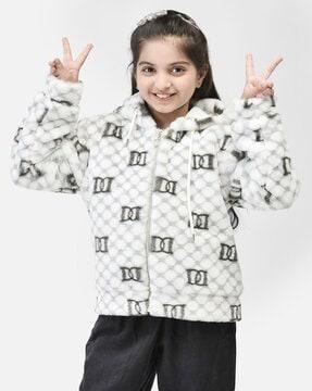 girls-typographic-printed-hooded-jacket