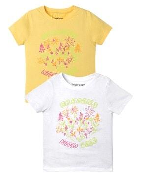 pack-of-2-floral-print-round-neck-t-shirts