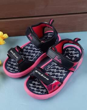 girls-barbie-print-floater-sandals