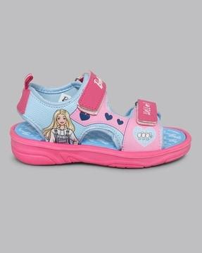 girls-barbie-print-floater-sandals