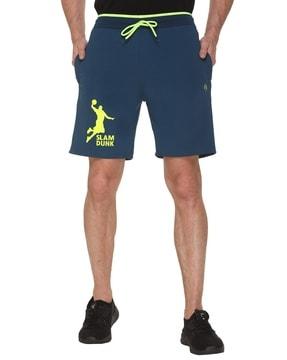 men-regular-fit-graphic-print-shorts