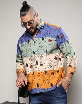 men-graphic-print-regular-fit-shirt
