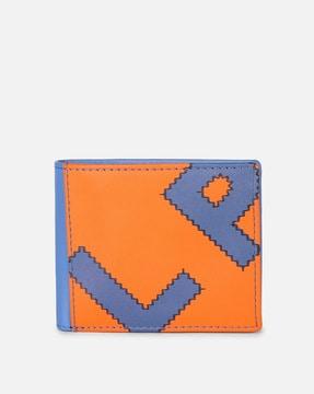 men-colourblock-bi-fold-leather-wallet