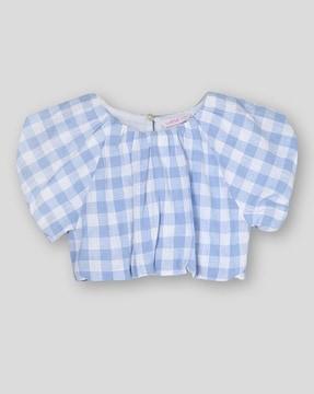 girls-checked-relaxed-fit-top