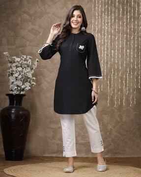 women-embroidered-a-line-tunic-with-patch-pocket
