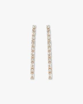 women-gold-plated-crystal-studded-drop-earrings