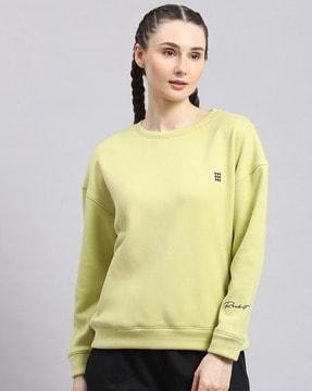 women-regular-fit-round-neck-sweatshirt