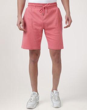 men-regular-fit-knit-shorts-with-elasticated-drawstring-waist