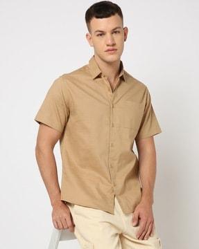 men-heathered-regular-fit-shirt