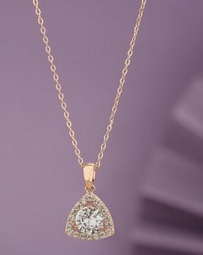women-rose-gold-plated-american-diamond-studded-short-necklace