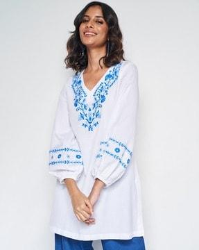 women-embroidered-a-line-tunic