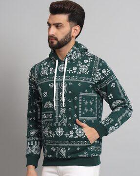 men-floral-print-regular-fit-hoodie