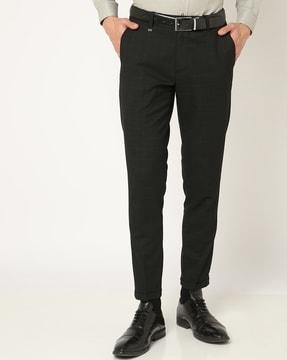 men-checked-slim-fit-trousers