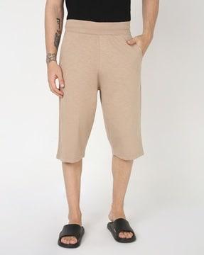 men-heathered-regular-fit-shorts
