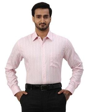 striped-shirt-with-cutaway-collar