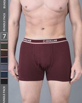 men-pack-of-7-typographic-print-assorted-trunks-with-elasticated-waistband